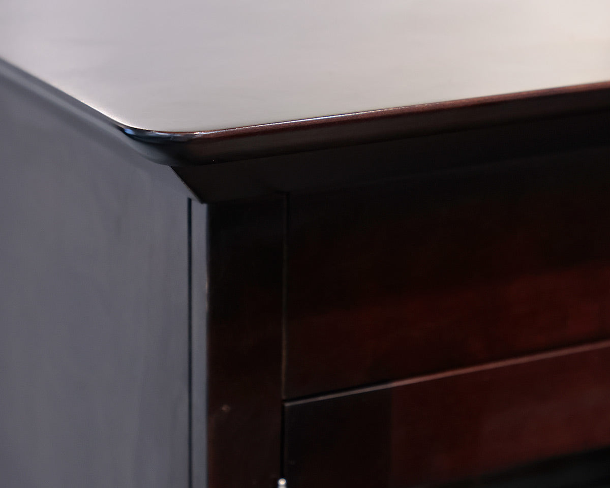 Bermex Dark Cherry Display Cabinet