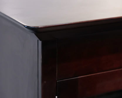 Bermex Dark Cherry Display Cabinet