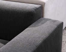 Kravet Charcoal Gray 2-Piece Wide Track Arm Sectional