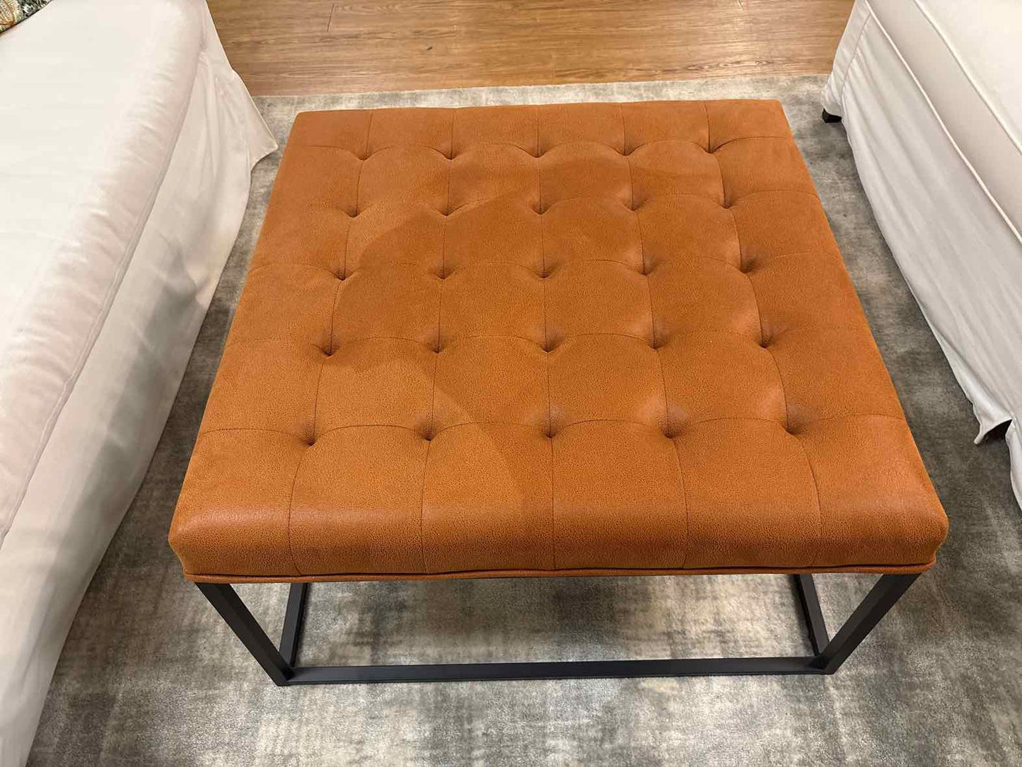 Tufted Square Ottoman