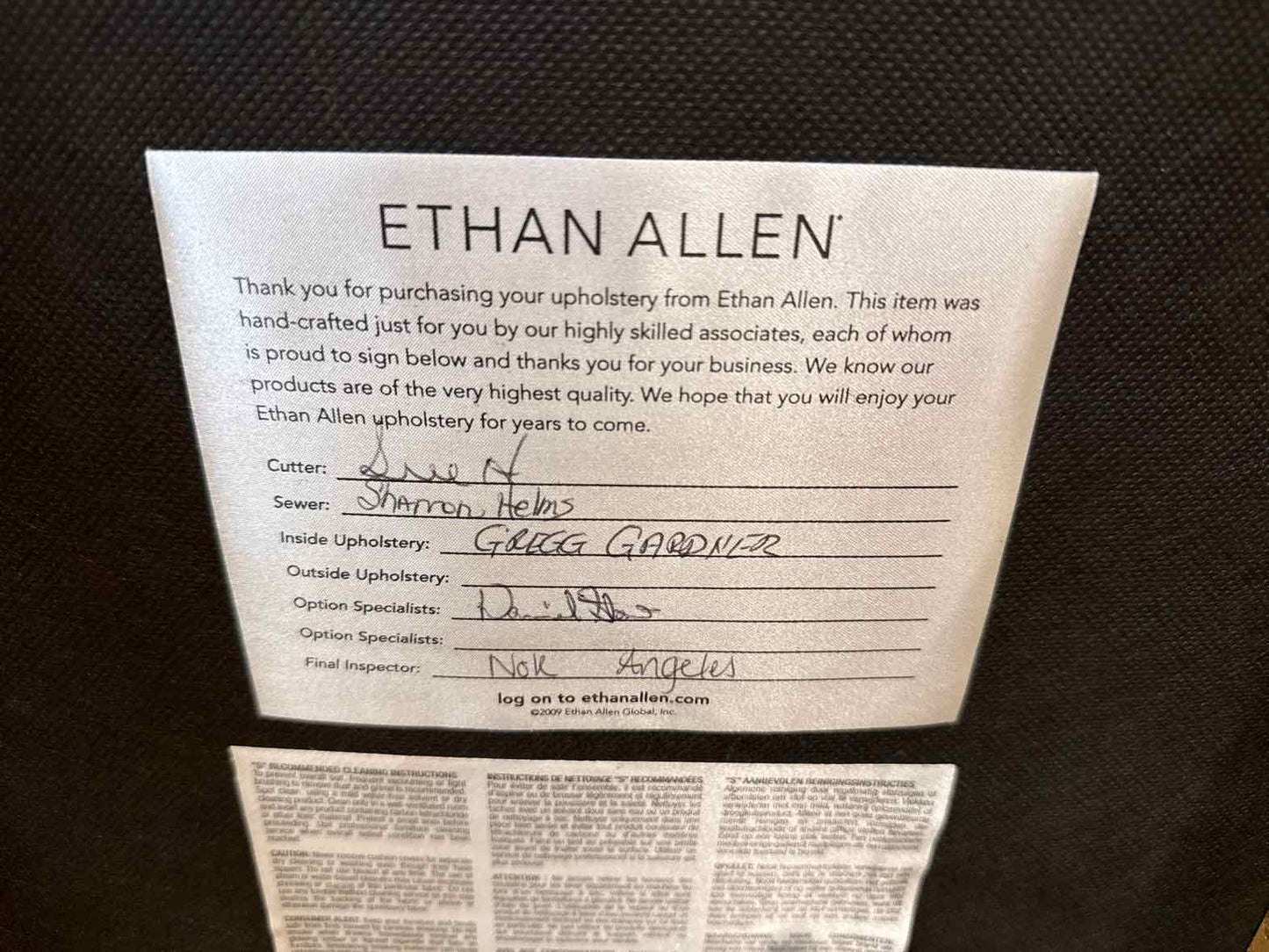 Ethan Allen 'Alexis' Ottoman
