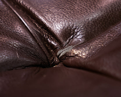 Roche Bobois Brown Leather Sectional