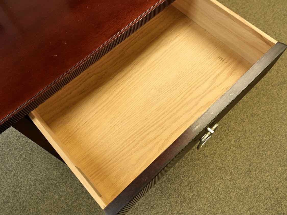 Pair of Thomas Obrien for Hickory Chair Mahogany Nightstands