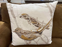 Watercolor Birds Accent Pillow