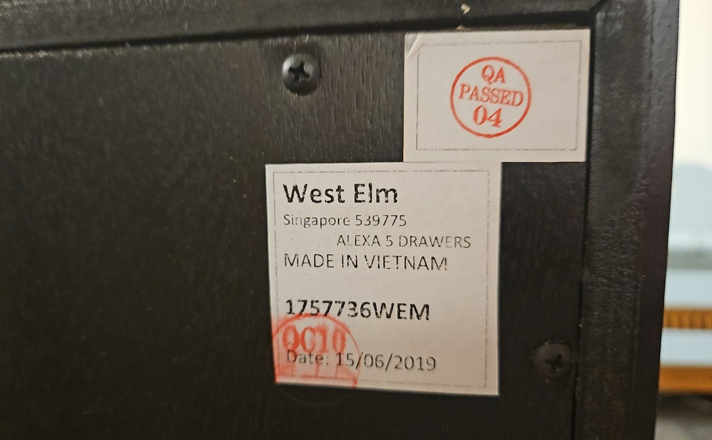 West Elm 'Alexa' Burnished Chest