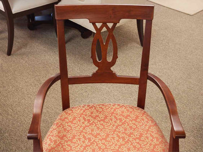 Saloom Cherry Oval  Dining Table with 6 Chairs