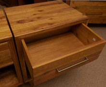 Pair Of West Elm 'Alexa'  Reclaimed Pine  I Drawer & Shelf Nightstands