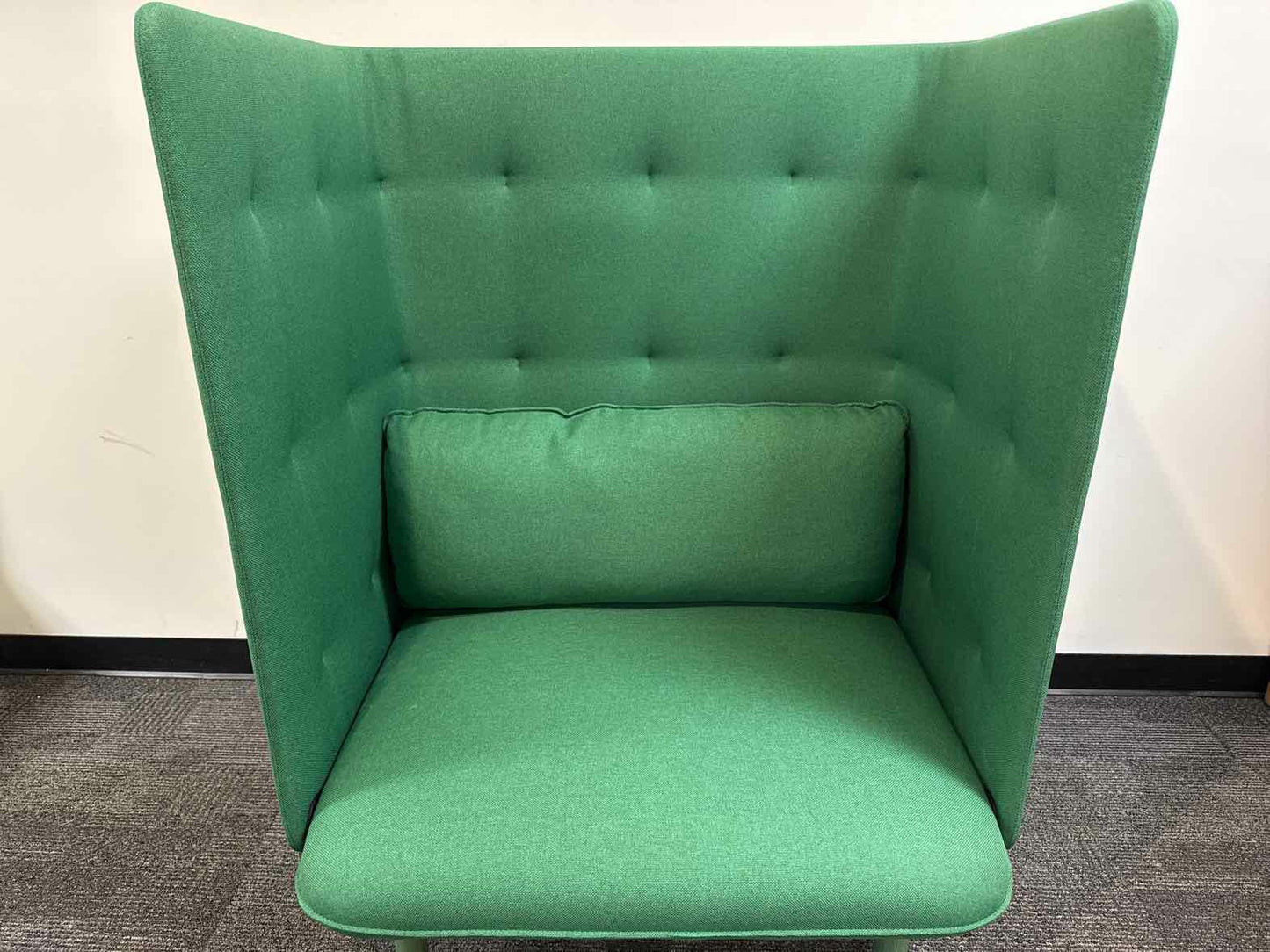Poppin 'QT' Privacy Lounge Chair With Ottoman
