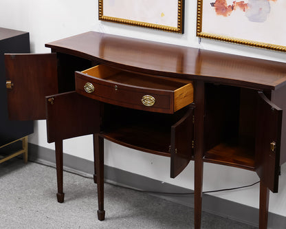 Banded-mahogany serpentine front server