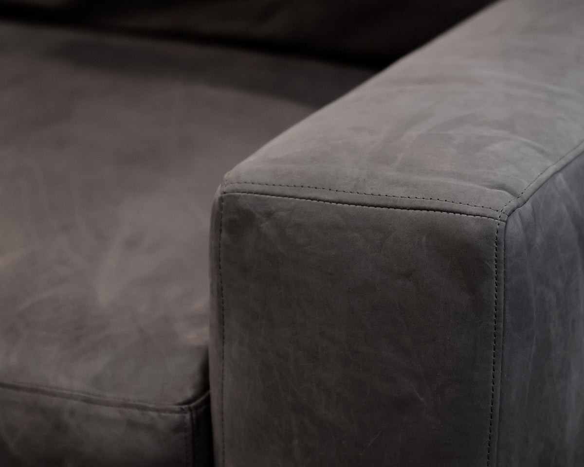 Arhaus "Kipton" Nubuck Leather Sectional