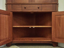 Bench Made Shaker Corner Cabinet in Solid Cherry