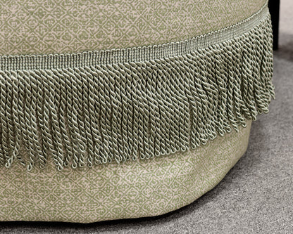 Custom Clover Ottoman