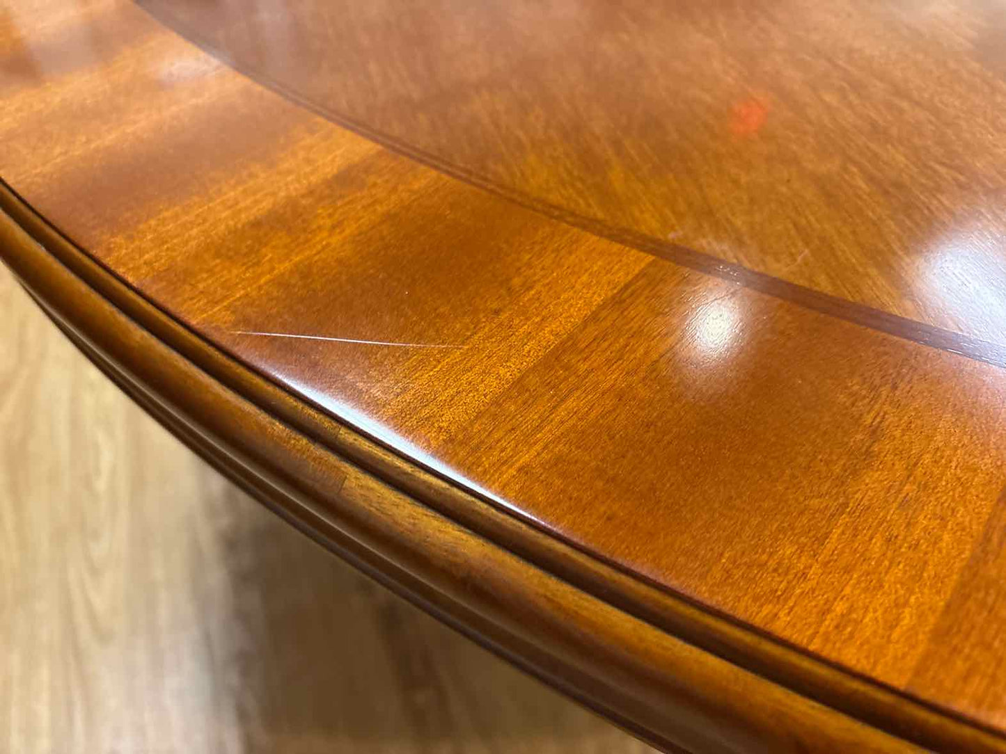 Mahogany Round Dining Table