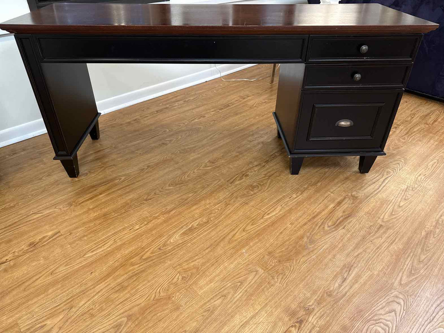 Arhaus 2-Drawer Desk w/ Filing Cabinet