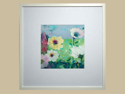 Framed Giclee: 'The Life of Flowers I'