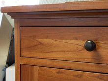 Cherry Bar Cabinet w Drawer & Glass Door