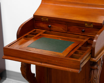 Antique Davenport Captain's Desk