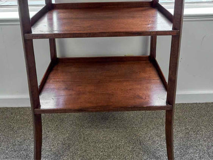Four Shelf Etagere in Country Walnut Finish