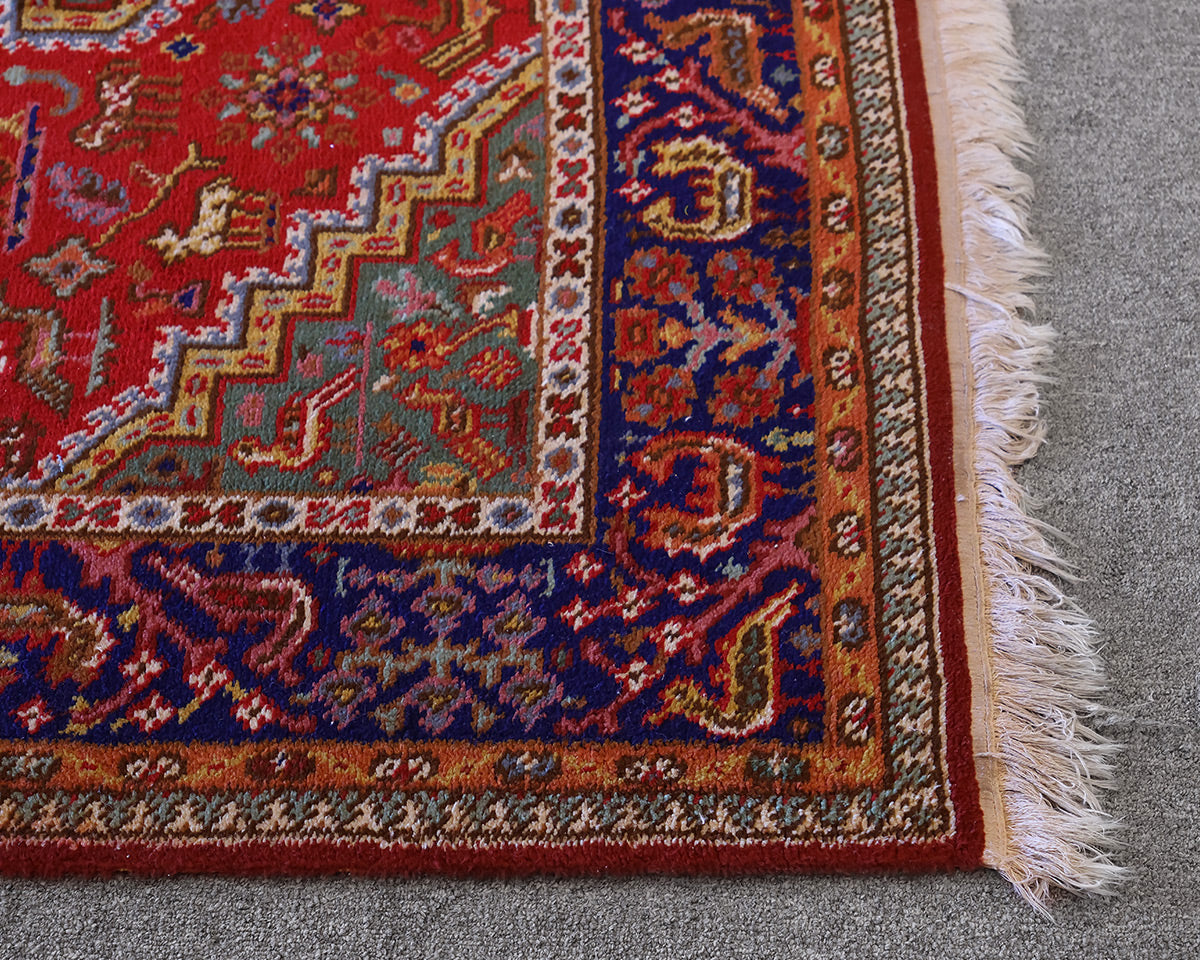 5'x7' Red Oriental Traditional Area Rug