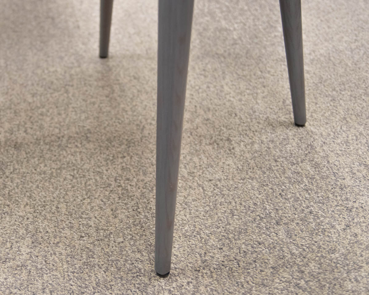 Pair of Crate & Barrel  'Brera Grigio' Bentwood Warm Grey Dining Chairs