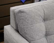 Crate & Barrel Two-Cushion Tufted Sofa