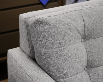 Crate & Barrel Two-Cushion Tufted Sofa
