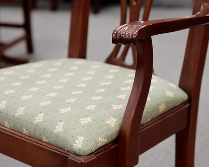 Lexington Furniture Mahogany Dining Table and 8 Chippendale Chairs