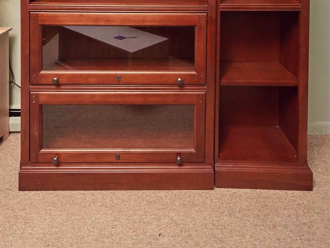 Hooker Furniture Barrister Bookcase with Side Bookshelf