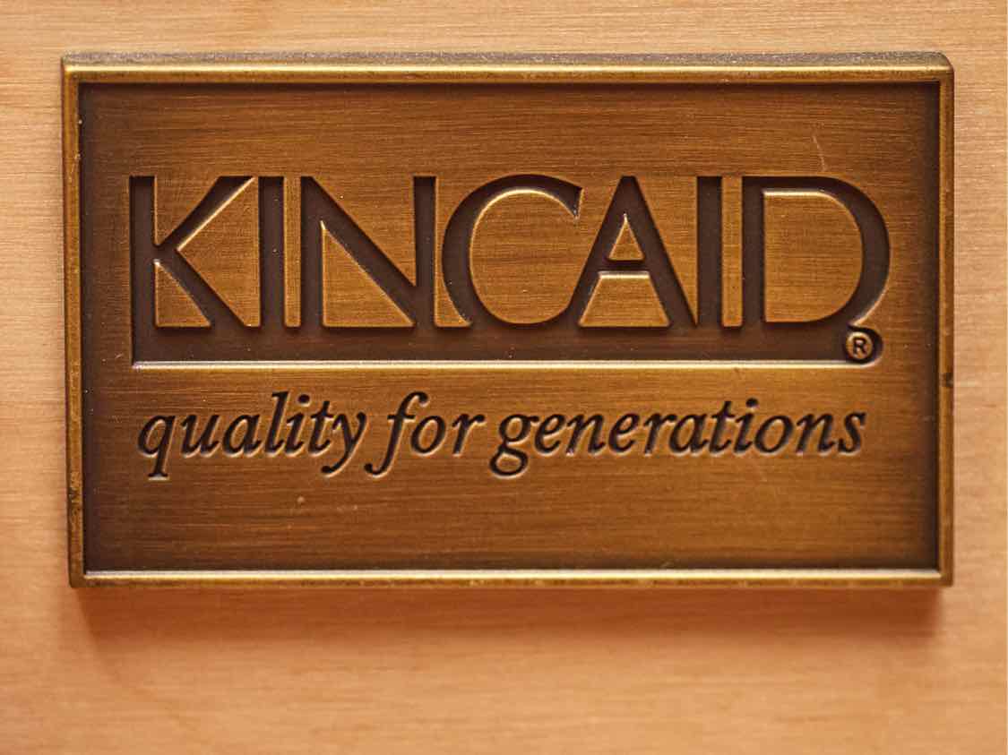 Kincaid Dark Stained Ash 2 Drawer  Nightstand