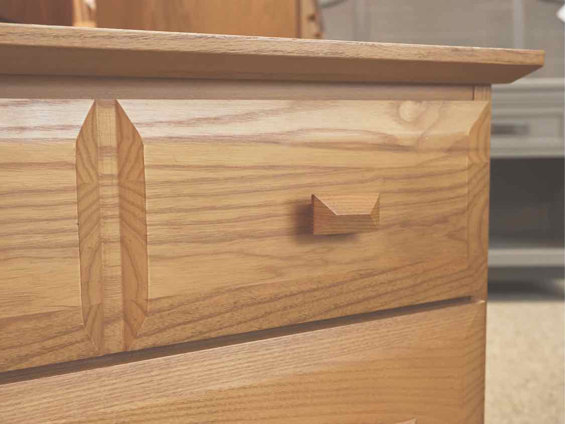 Vaughn Basset 3 Drawer Nightstand