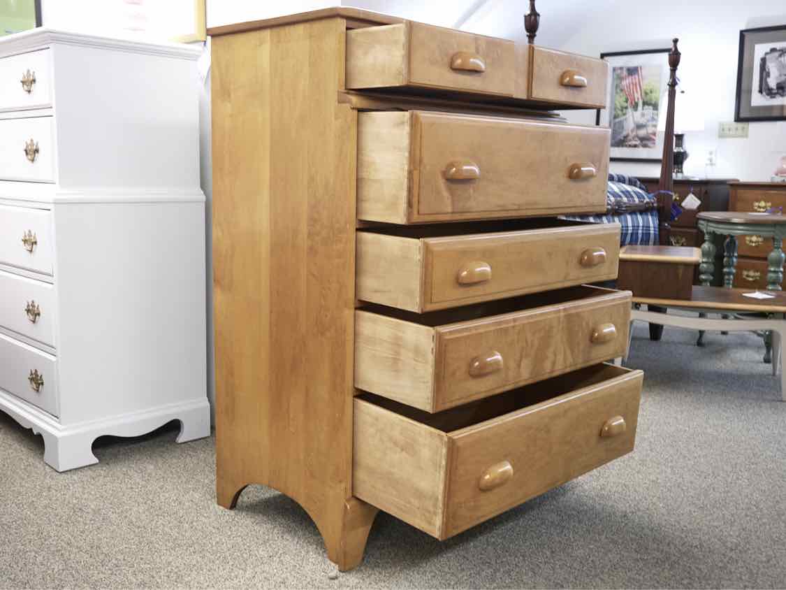 Merrimack Cabinet Solid Rock Maple 5 Drawer Chest