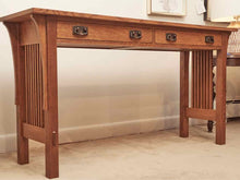 Stickley Mission Solid Oak 2 Drawer  Console