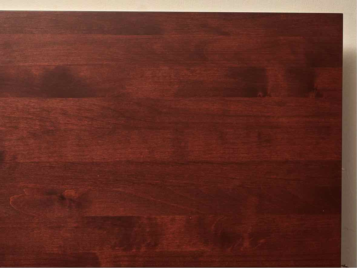 Archbold Furniture Birch Queen Panel  Bed in Cherry Finish