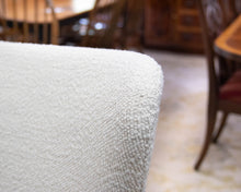 Set of 6 Bernhardt Dining Side Chairs in Boucle with Natural Finish Legs