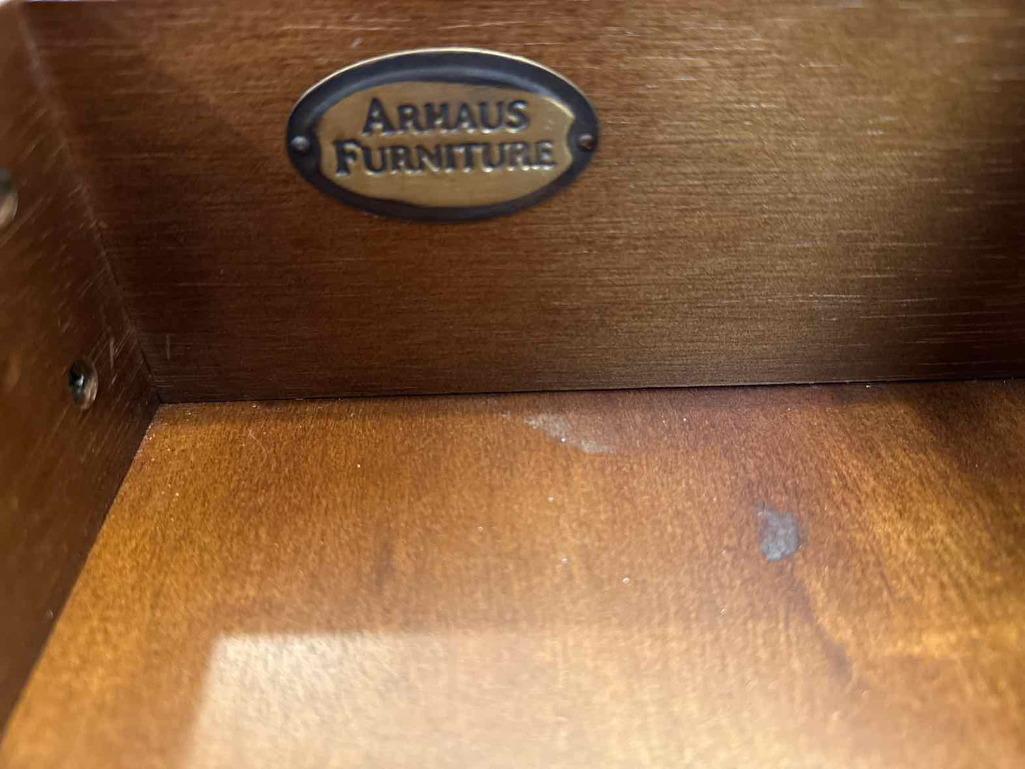 Arhaus 2-Drawer Desk w/ Filing Cabinet