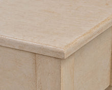 Console in Marshmallow Finish W/ 1 Drawer