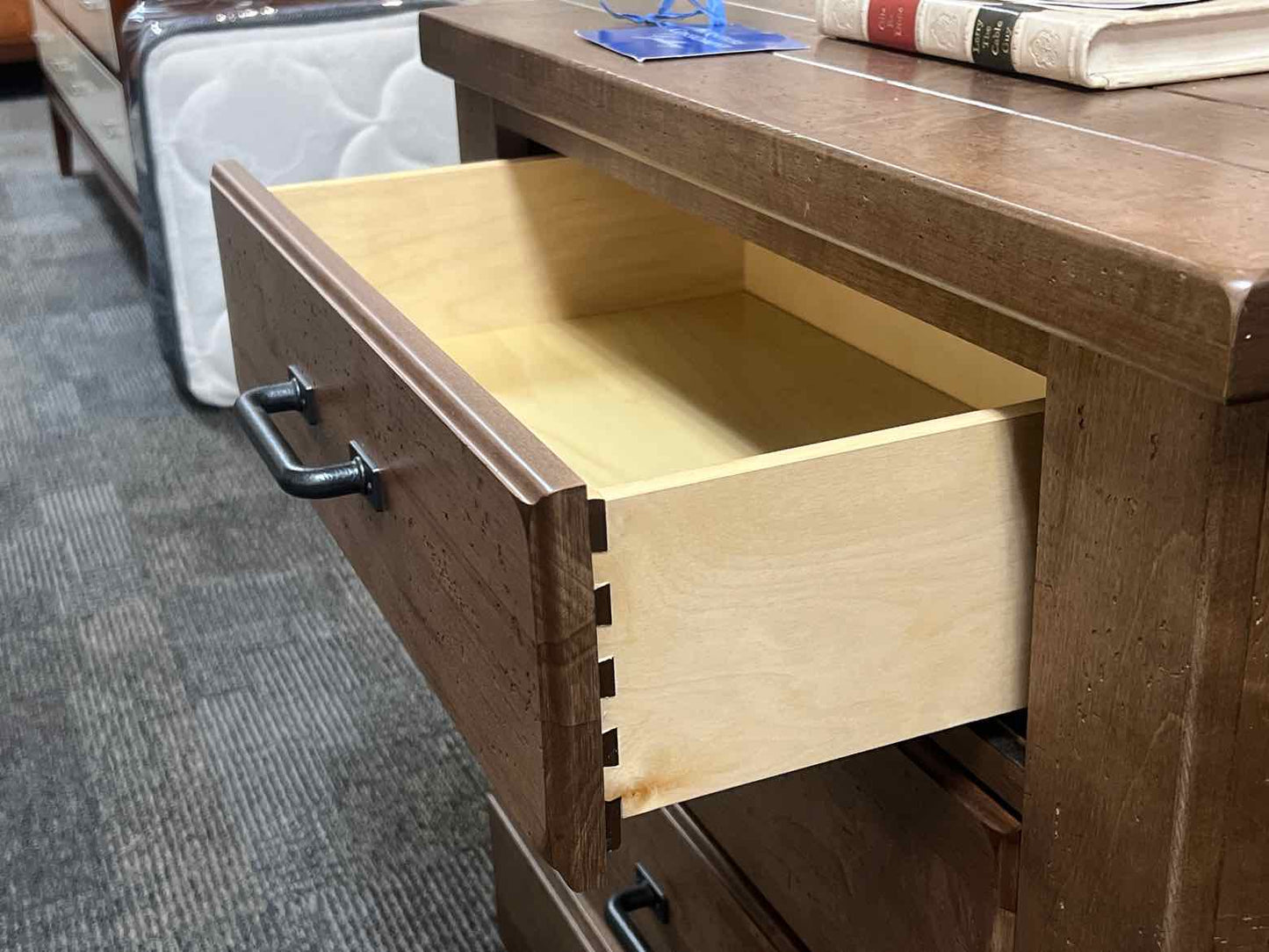 Vaughan Bassett 3 Drawer Nightstand