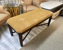 Duralee Milan Modern Bench Green and Pink Upholstery