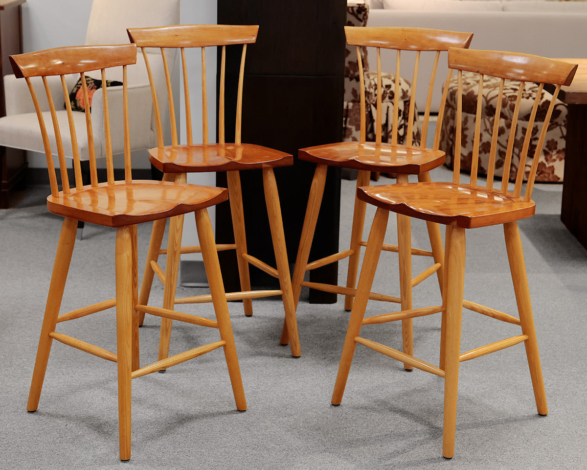 Set of 4 Dovetail Counter Stools