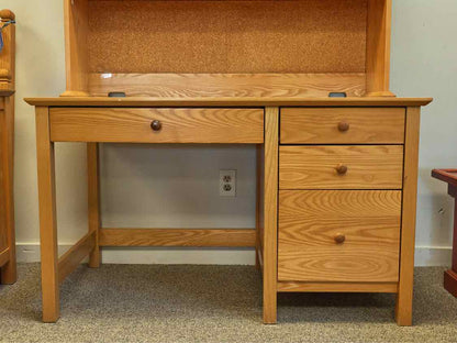Vermont Tubbs Solid Ash Desk W/  Hutch Top