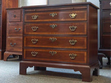 White Fine Furniture Inlaid Mahogany Bachelor Chest