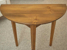 Pine Demi lune Side Table