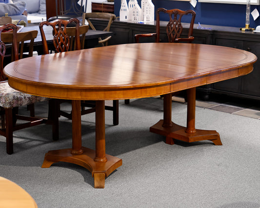 Stickley Round Inlaid Dining Table