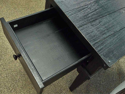 Weathered Black Side Table