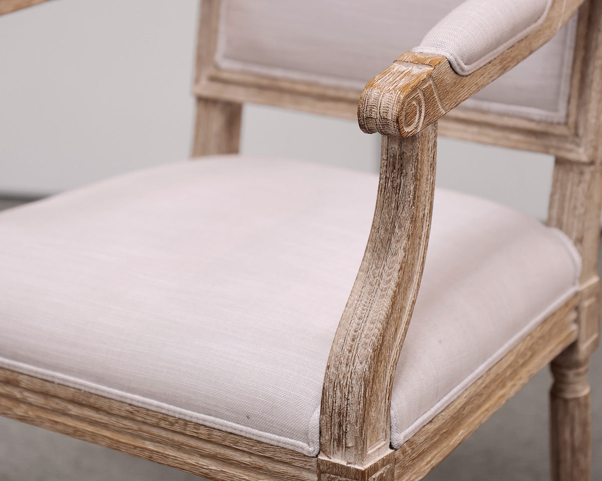 Set of 8 Restoration Hardware Vintage French Square Back Dining Chairs