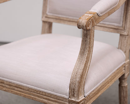 Set of 8 Restoration Hardware Vintage French Square Back Dining Chairs