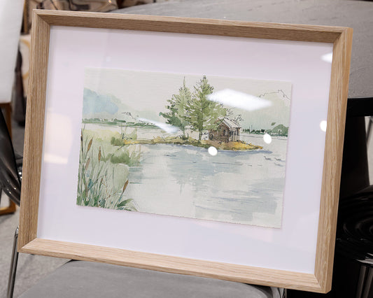 Serene Lake Framed Prints II