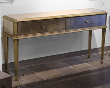 Ethan Allen Vivica Mirrored Sofa Table