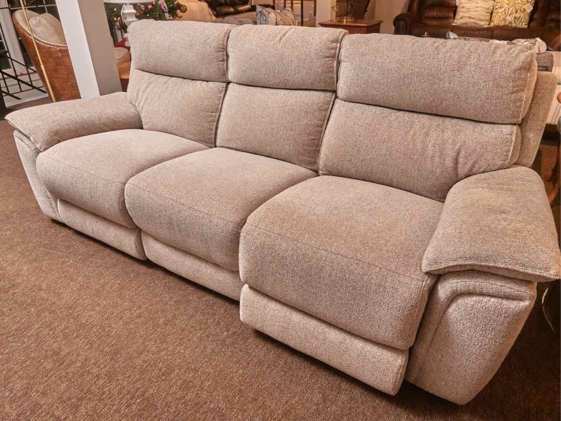 HTL Furniture  Power Reclining 3 Cushion Sofa with 2 Reclining  Seats