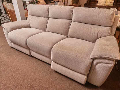 HTL Furniture  Power Reclining 3 Cushion Sofa with 2 Reclining  Seats